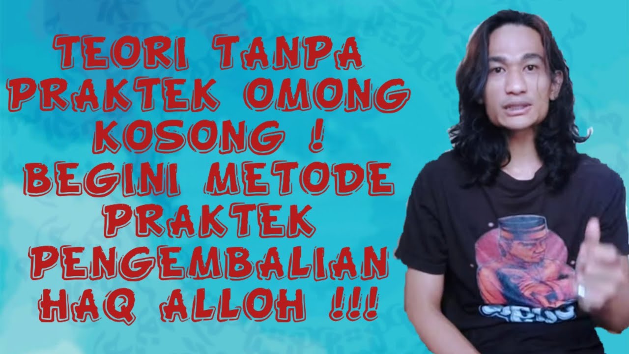 INILAH KEDUDUKAN SIFAT MA'ANI (MUHAMMAD) DAN MAKNAWIYAH-NYA (ALLOH TA'ALA) SERTA PRAKTEK NYA !!!