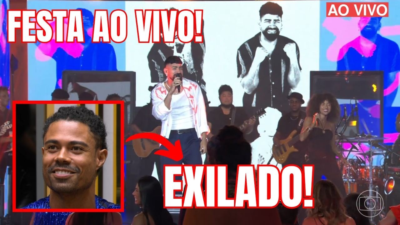 🚨 BBB 26 - FESTA COM DILSINHO AO VIVO + EXILADO VAI MORAR FORA DA CASA
