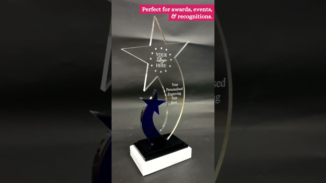 Custom Acrylic Trophies & Awards | Personalized Recognition for Every Achievement