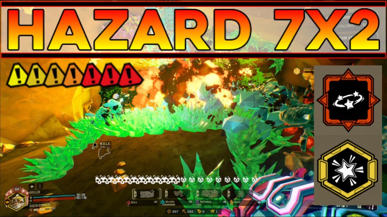 Hazard 7x2 True Solo | Tranquiliser Rounds + Crystal Nucleation | Deep Rock Galactic