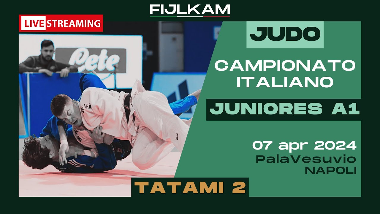 JUDO - Campionato Italiano Juniores A1 2024 - Tatami2