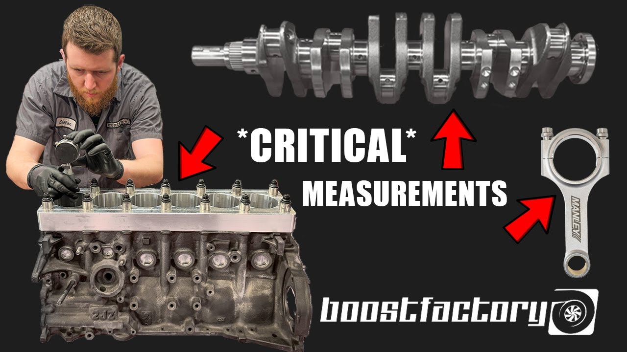 2JZ ENGINE BUILD || Episode 3:  Verifying Critical Measurements/Clearances Before Assembly.