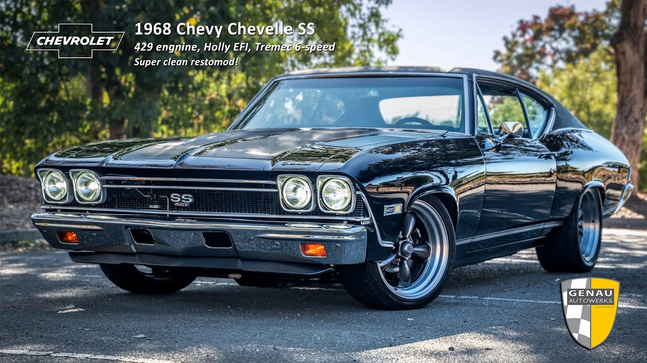 A badass 1968 Chevelle SS 427 Restomod!