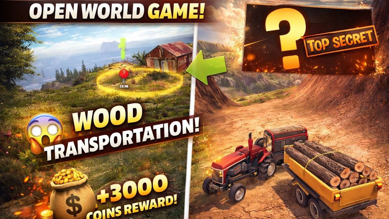 Wood Transport Job Earned 3000 Coins 😱 | OTR Offroading | Best Open World Games