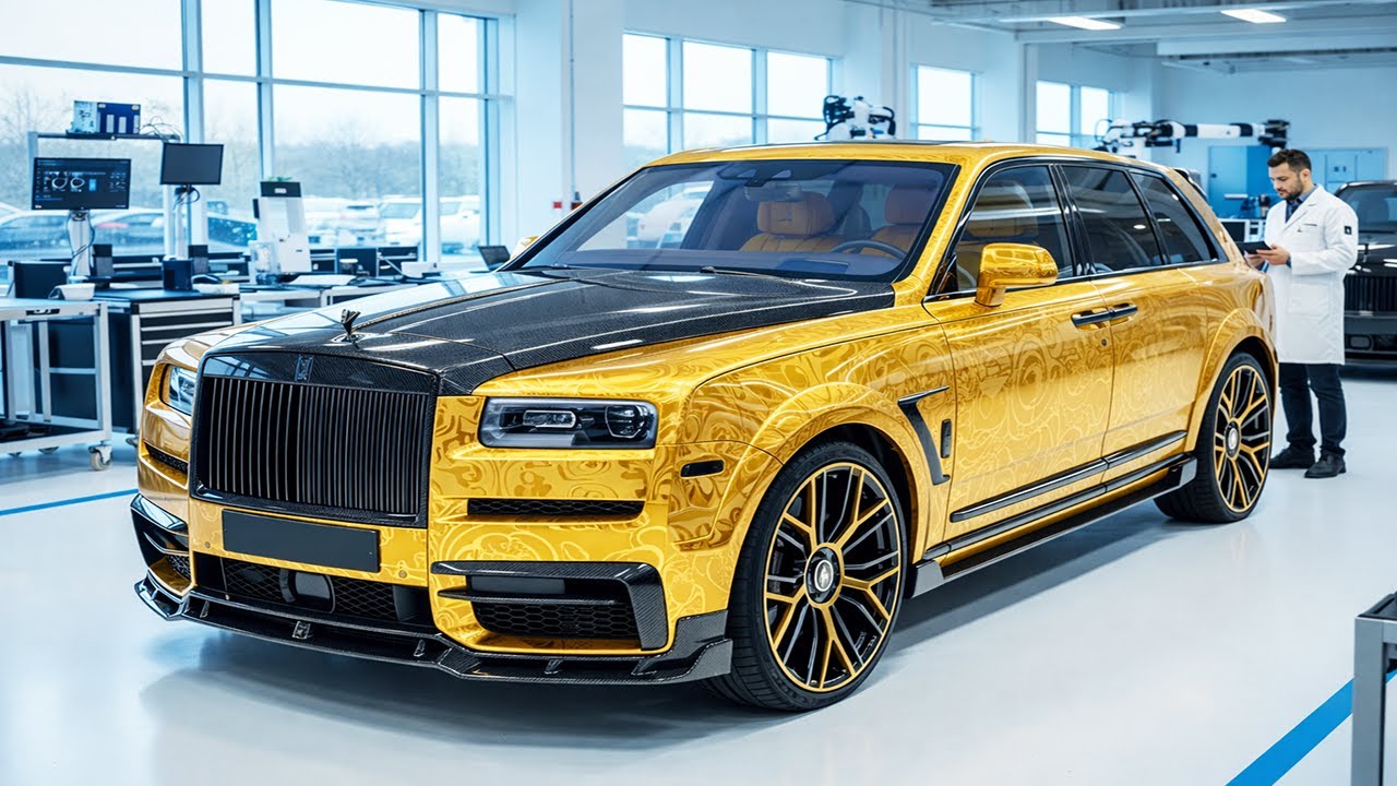 Mansory Rolls-Royce Cullinan Build: Carbon Body Kit, V12 Engine Tune & Gold Accents