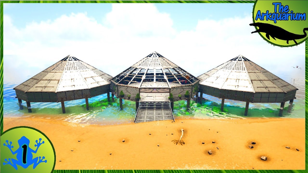 The Arkquarium - Building The Main Entrance For The New Zoo! [1]