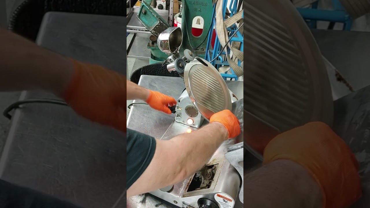 how to sharpen a globe slicer
