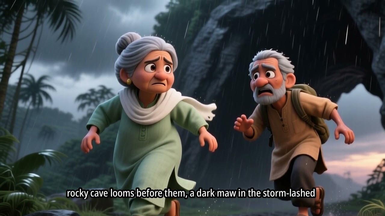 The Hunter and the Jungle Storm | A Cinematic Village & Jungle Story | Moral Story