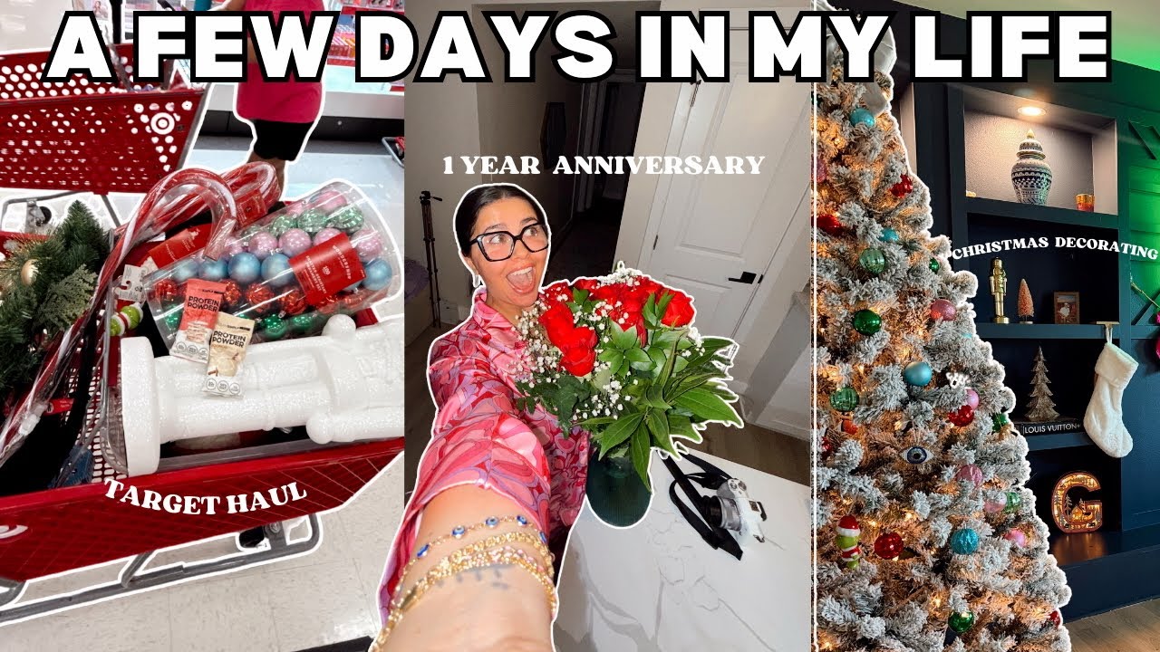 A few days in my Tampa life! ❤️ (Christmas decor, makeup routine, girls night & more) *2024*