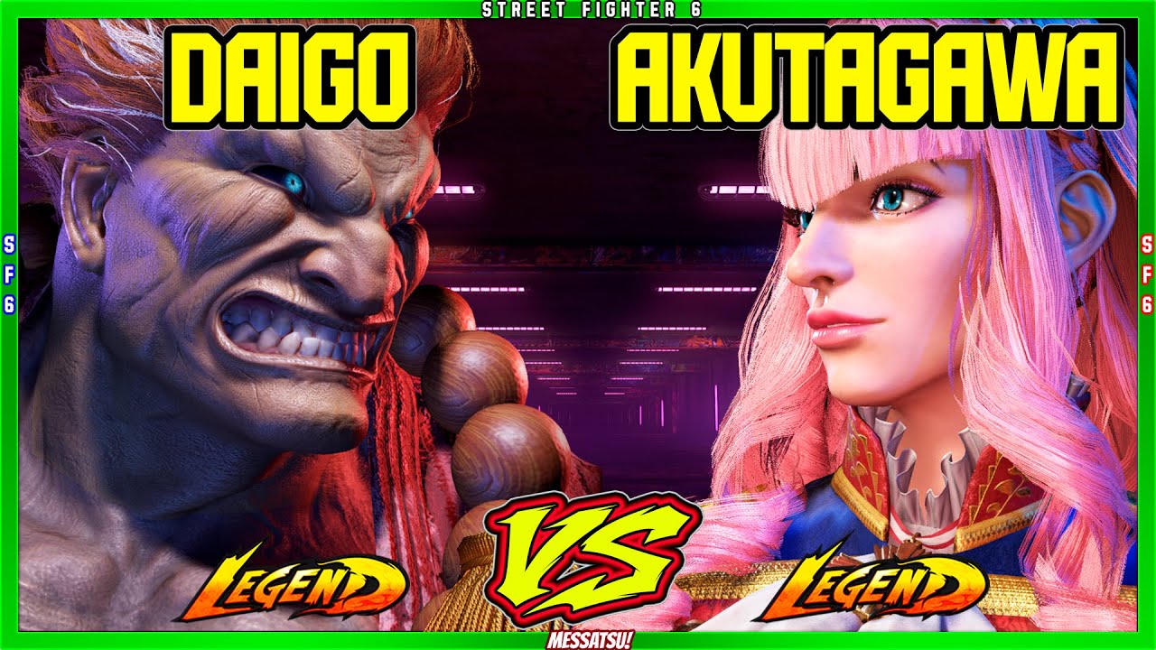 SF6 Daigo (Akuma) VS Akutagawa (Manon)💥Messatsu!💥スト6💥Street fighter 6