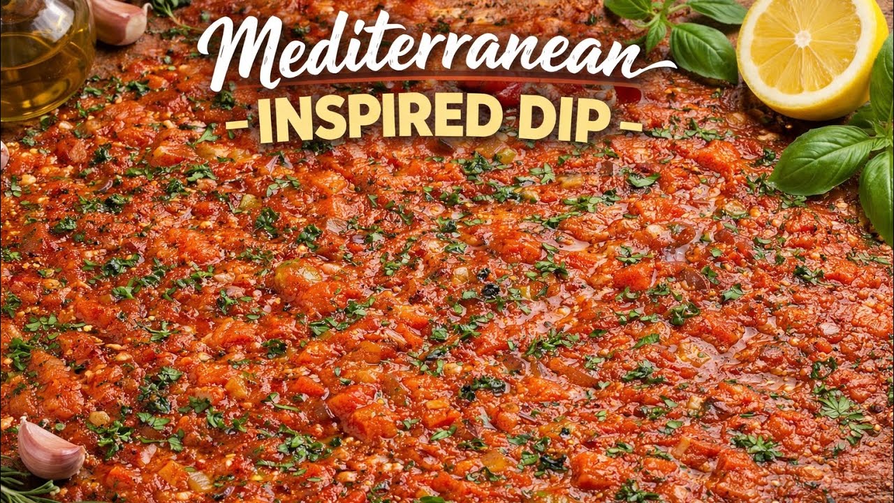 🍅 MEDITERRANEAN-INSPIRED DIP