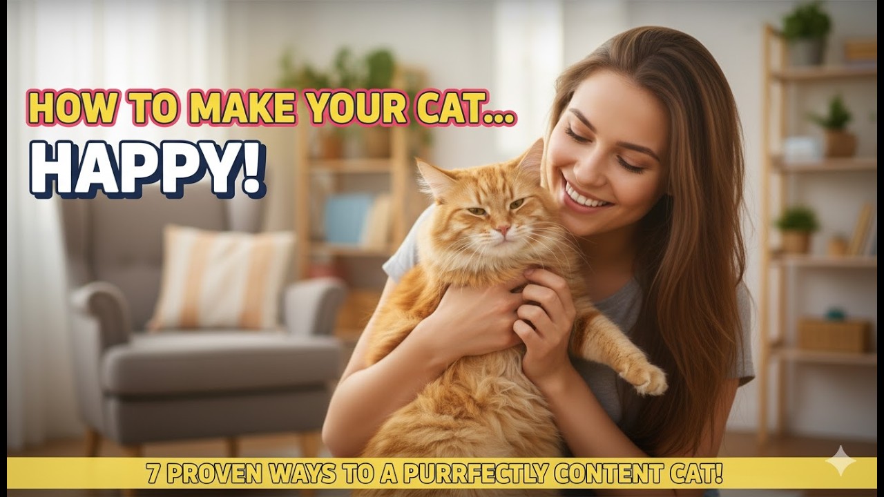 Полезные советы, которые сделают вашу кошку счастливой!