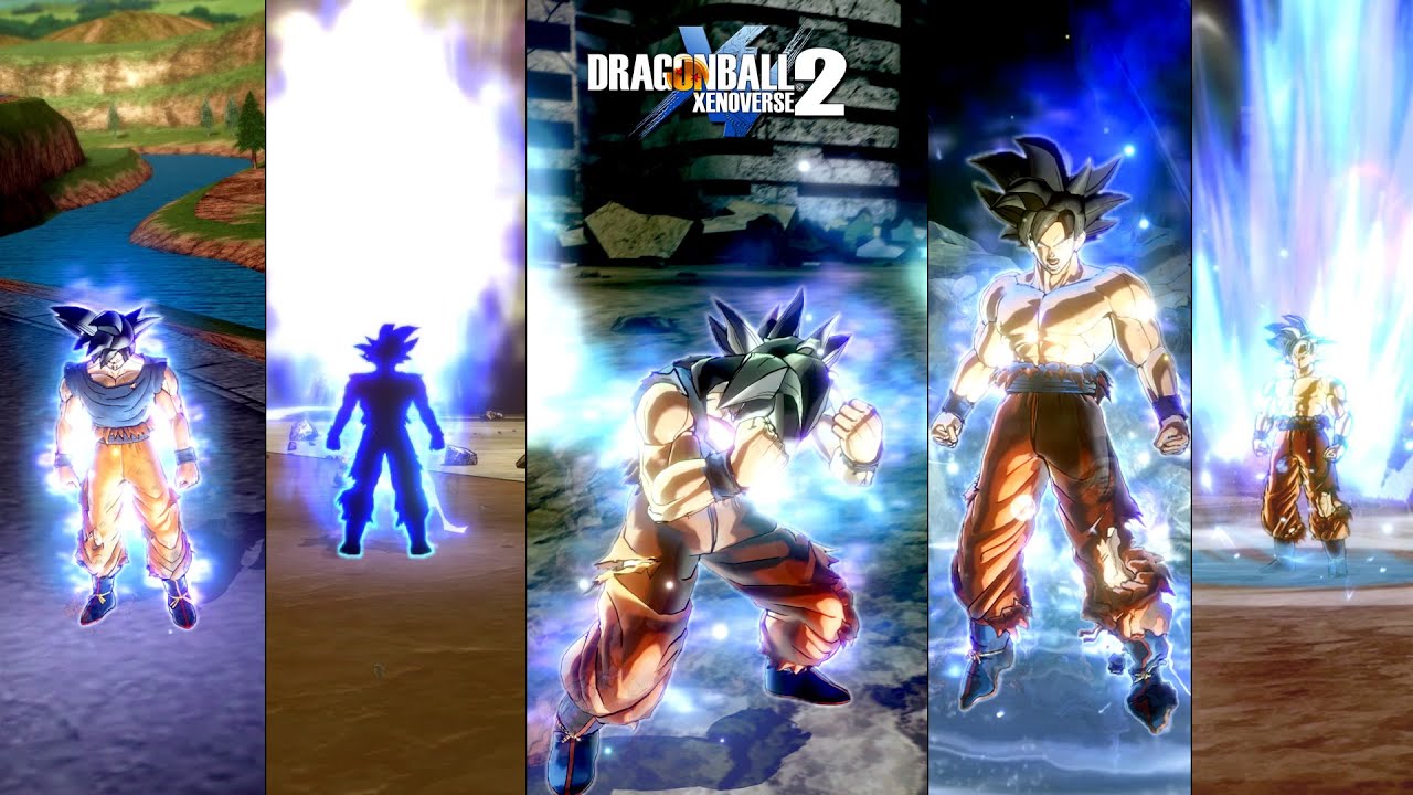 Goku's All Ultra Instinct Transformations [DBS-SDBH-DBFZ-MANGA-T.O.P] Dragon Ball Xenoverse 2 Mods