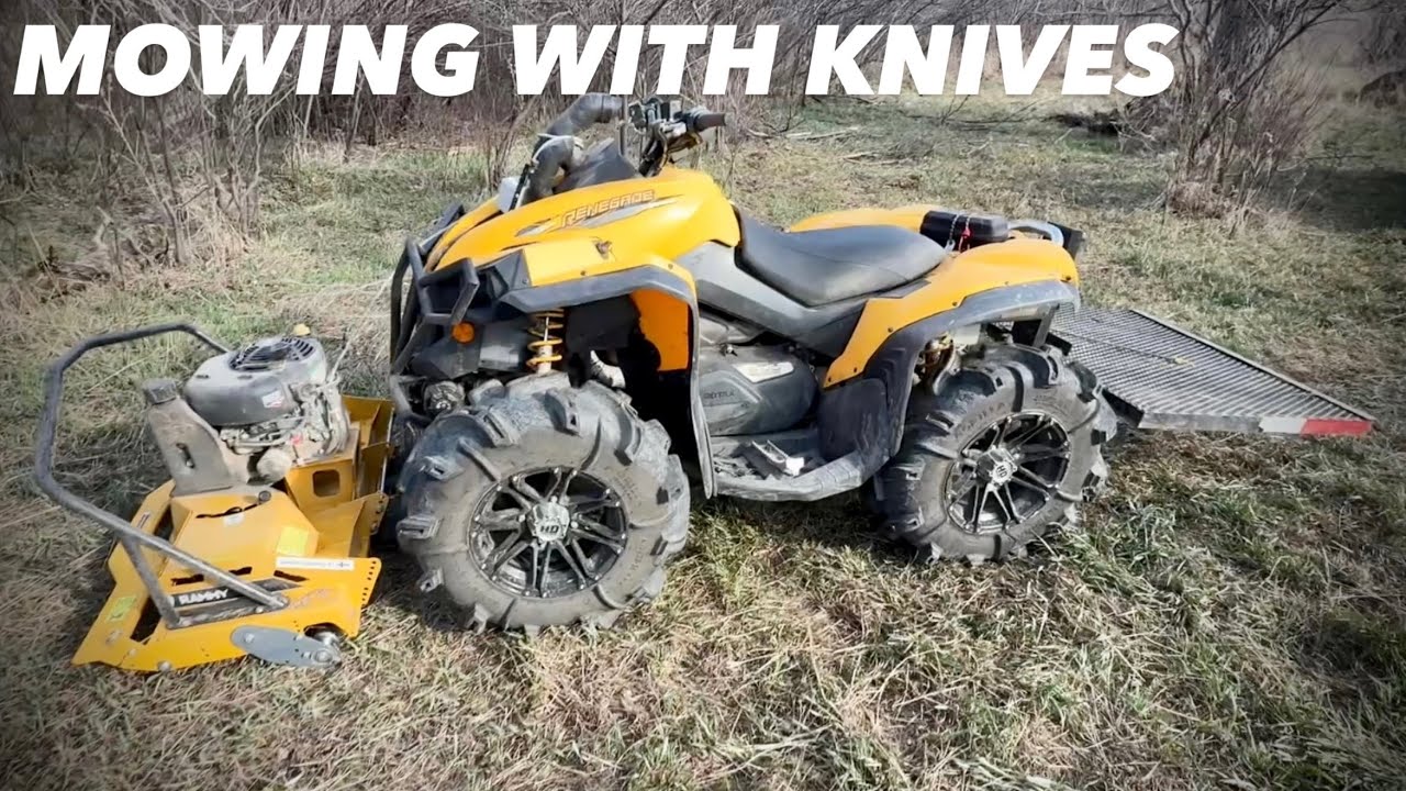 Do Sharp Blades Matter on a Brushmower? Rammy ATV Pro 120