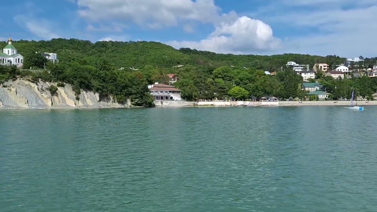 Прогулка на яхте по озеру в Абрау-Дюрсо🛥 #yachttrip