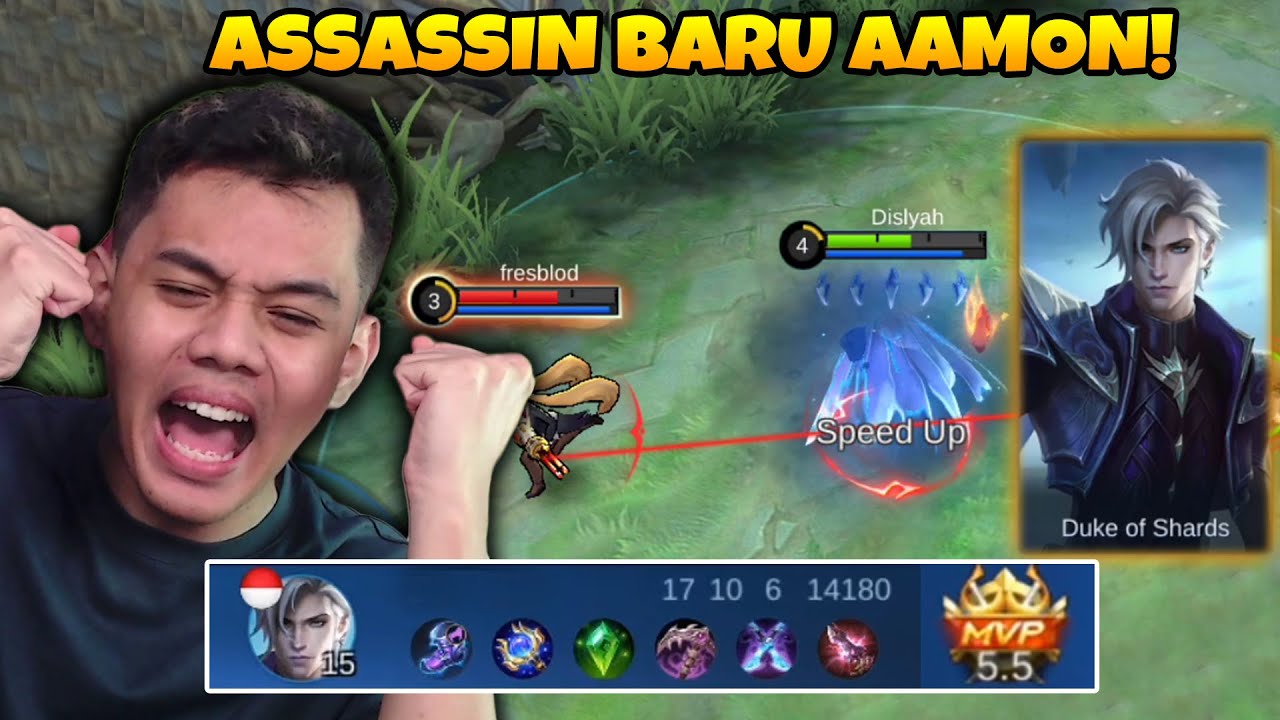 REVIEW HERO BARU AAMON , ASSASSIN IDAMAN Gw Ini COY!! - Mobile Legends