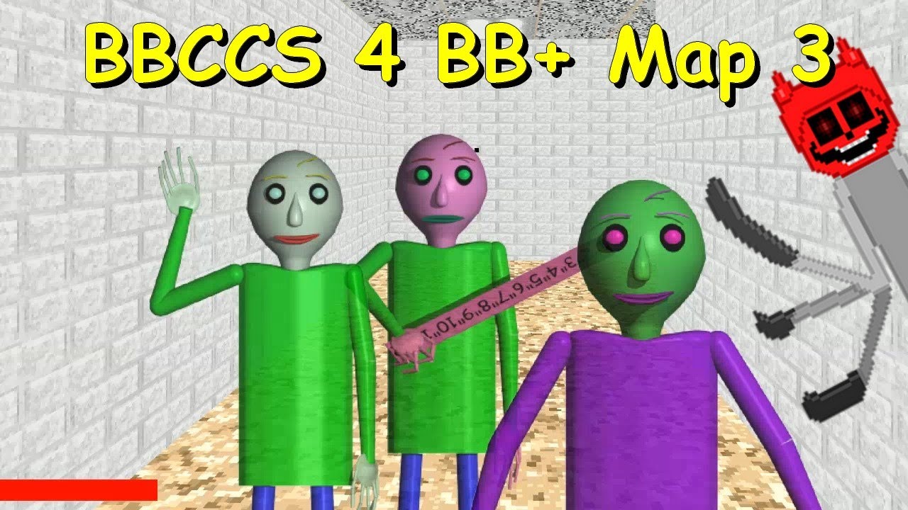 BBCCS 4 BB+ Карта 3 - Мод Baldi's Basics