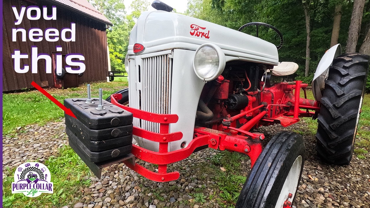 Ford 8N — самодельный передний балласт. Тракторам 8N, 9N, 2N, Jubilee НУЖЕН передний балласт. Вот...
