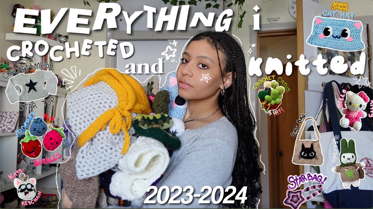 ౨ৎ Everything i crocheted and knitted in the last two years 🎀 +project ideas ༄.°