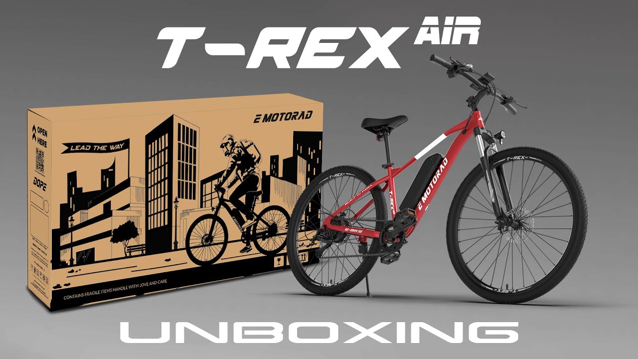 Unboxing & Assembling T-Rex Air | An electric cycle that feels like flying  #EMotorad #ElectricCycle