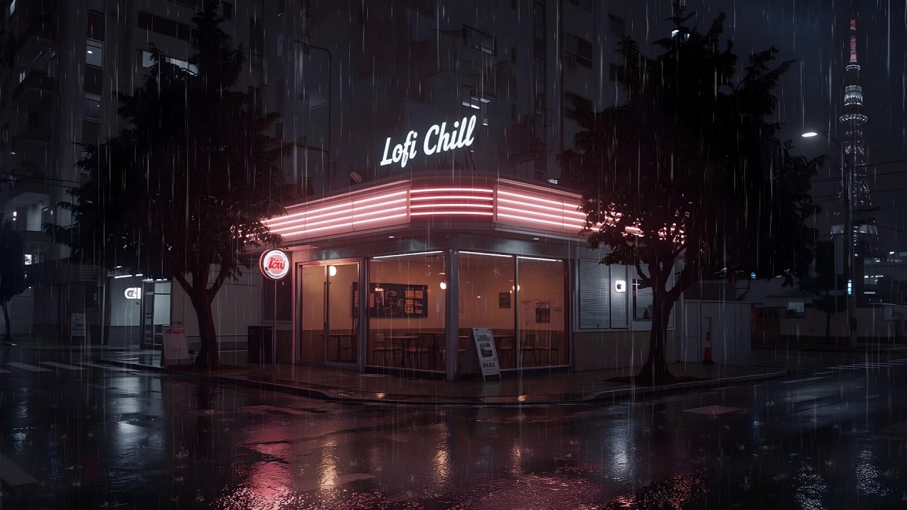 Midnight Rain Anime Vibes ☔ Cozy Chill for Deep Sleep
