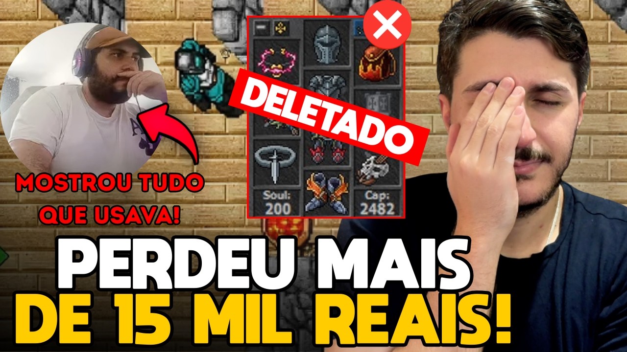 ELE FOI DELETADO NO TIBIA E QUER SABER O MOTIVO!
