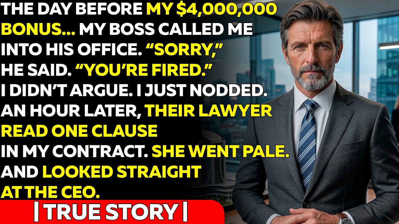 They Fired Me To Avoid Paying My $4M Bonus — It Backfired