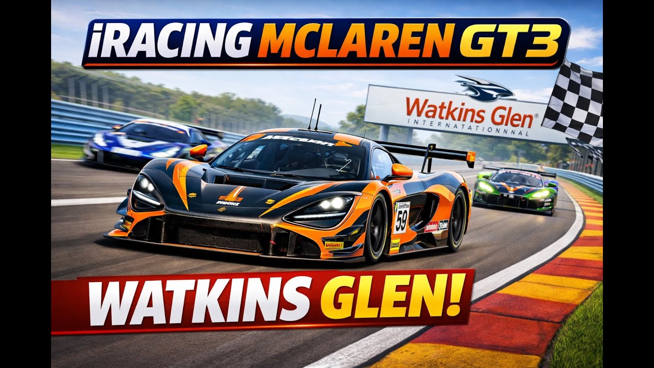 iRacing - GT3 | Watkins Glen International - Mclaren GT3