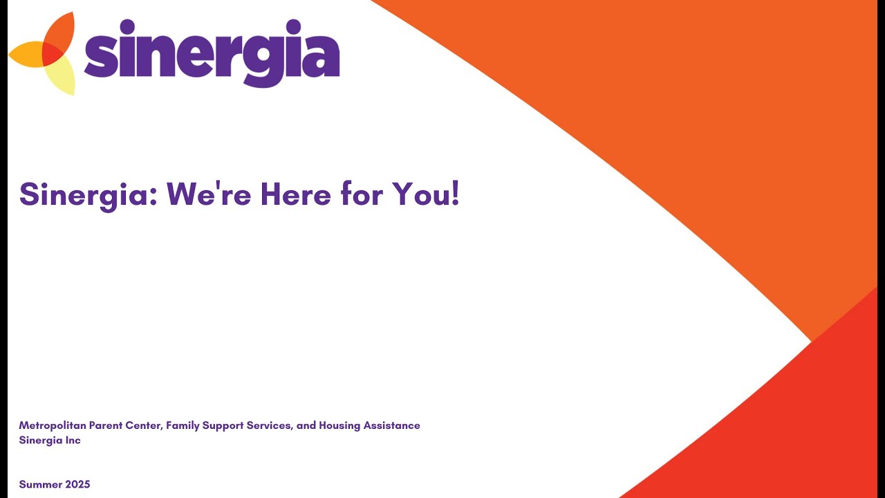 Sinergia: We're Here for You!