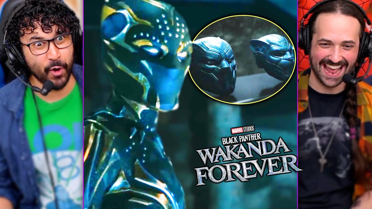 BLACK PANTHER Wakanda Forever NEW TRAILERS / FOOTAGE REACTION!!
