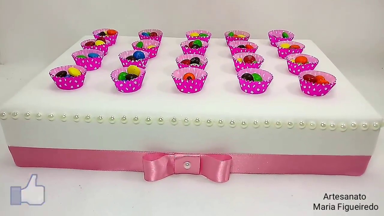 Suporte para doces Feito com Papelão Estilo Provençal / Ft. Diy com Fabiana Nogueira
