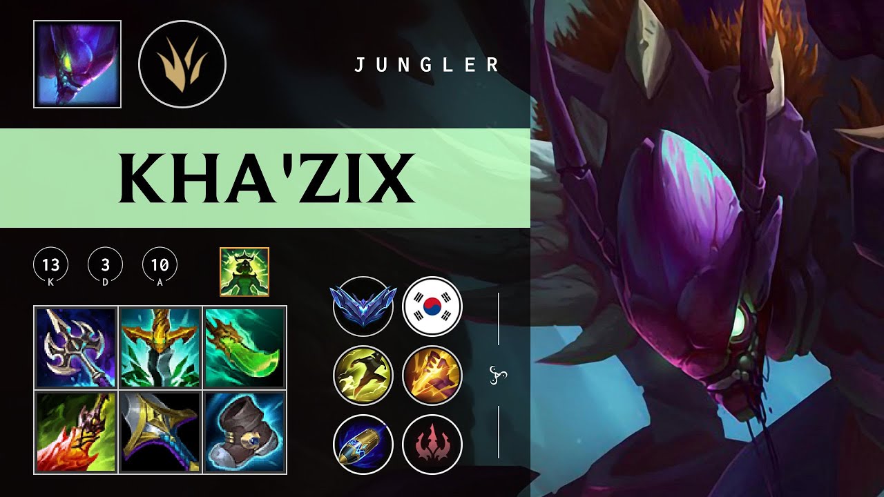 Kha'Zix Jungle vs Malphite - KR Diamond Patch 26.01