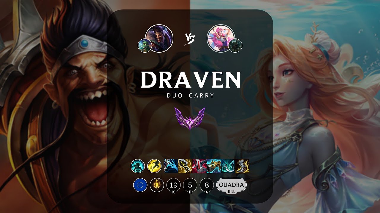 Draven ADC vs Seraphine - EUW Master Patch 13.7