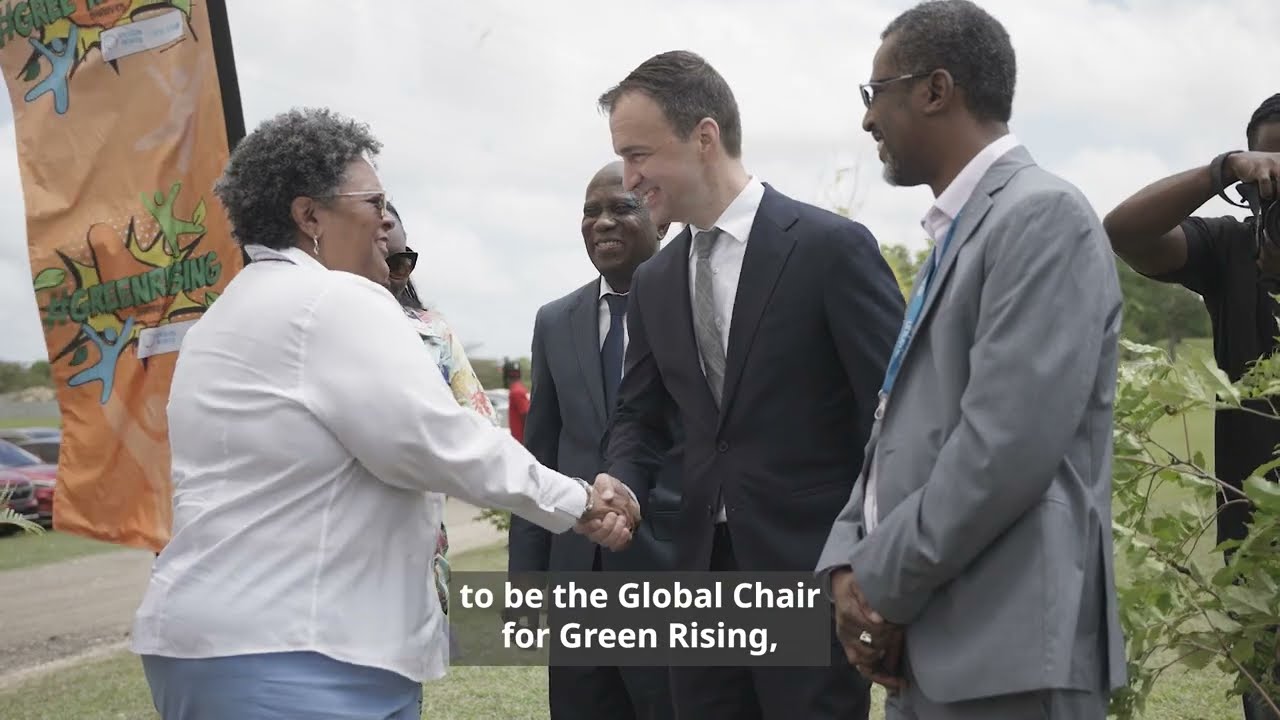 'We must rise together if we are to beat the clock' – PM Mia Mottley at #GreenRising launch