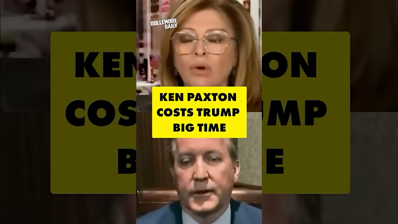 Ken Paxton i Donald Trump &ndash; skorumpowani jak dwie krople wody! #kenpaxton #trump #dollemoredaily