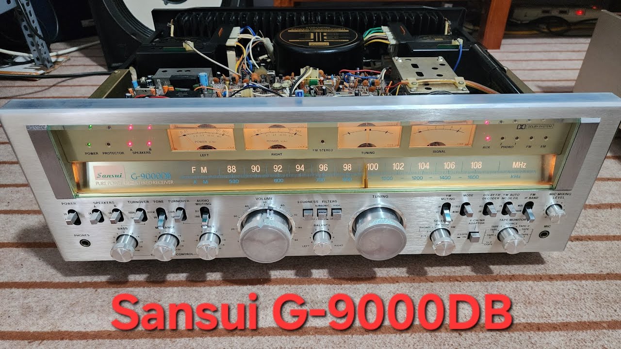 Siêu phẩm đỉnh nóc Sansui G-9000DB, pow khủng Sansui Pioneer Class A-AB - Châu Audio 0987.468.150