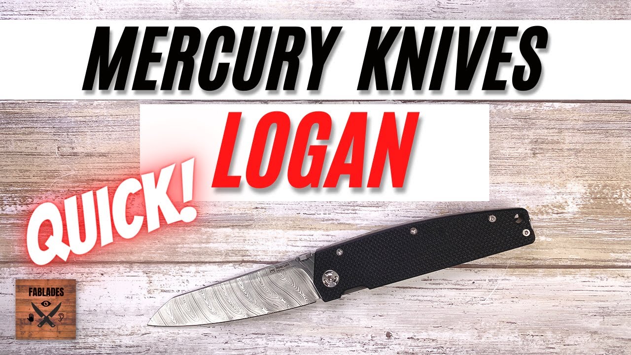 Mercury Logan Damasteel Pocketknife. Fablades Quick Review