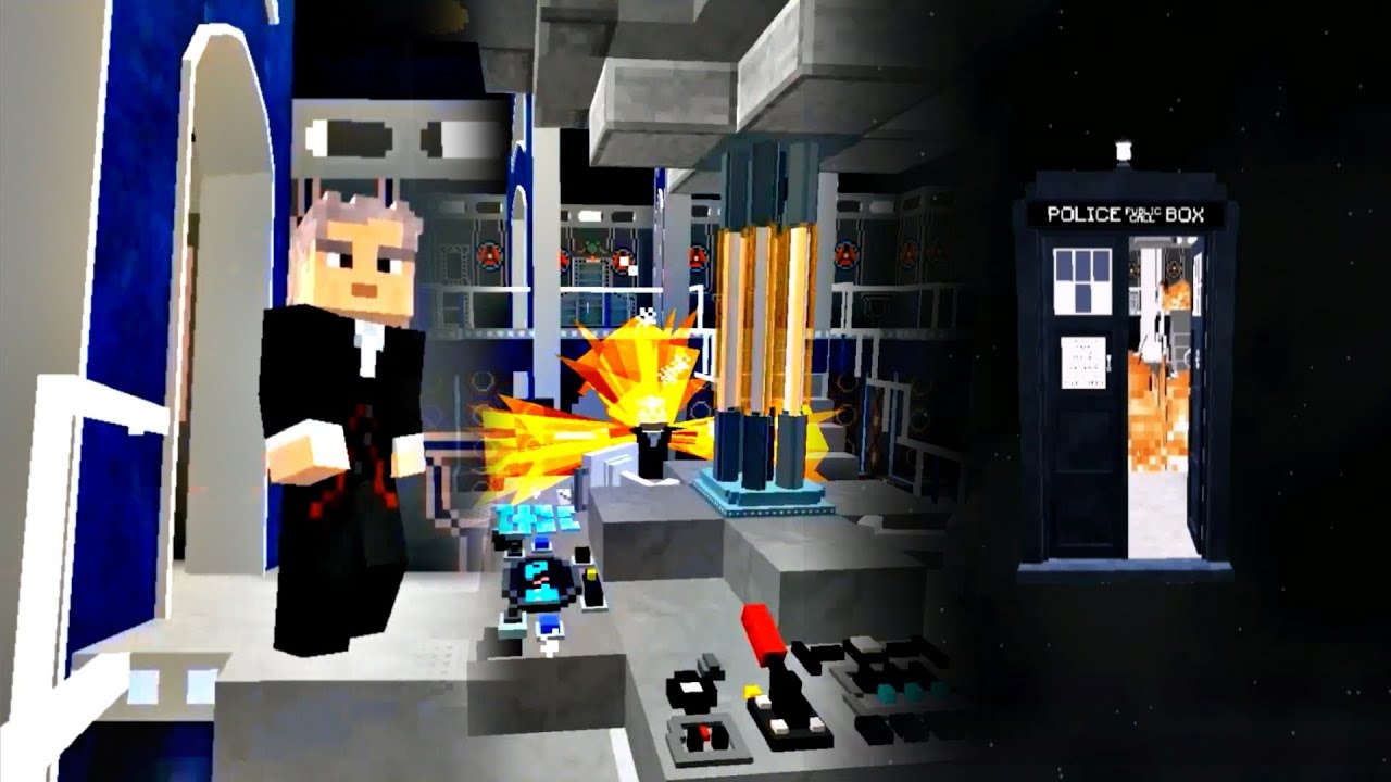 The Twelfth Doctor Regenerates in Minecraft || Minecraft Doctor Who Mod || Dalek Mod