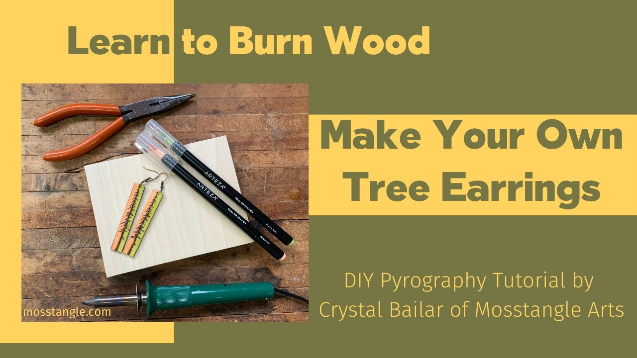Learn to Burn Wood: Earrings Tutorial