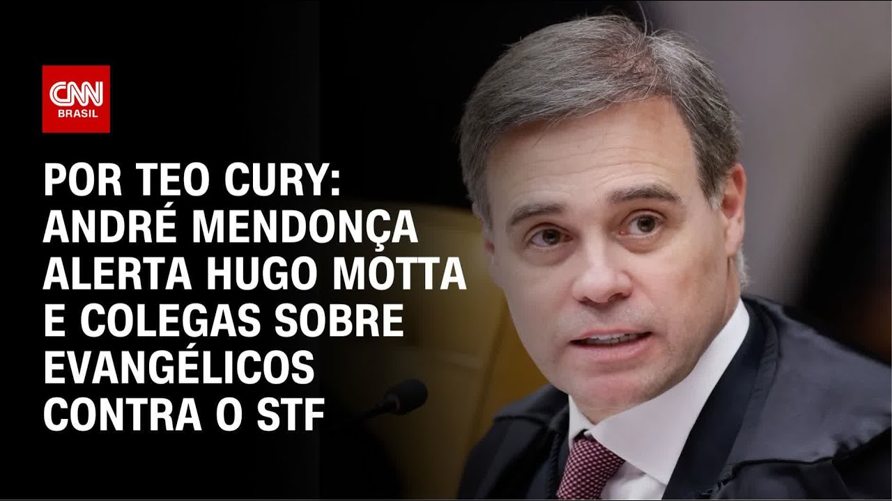 André Mendonça alerta Hugo Motta e colegas sobre evangélicos contra o STF | CNN PRIME TIME