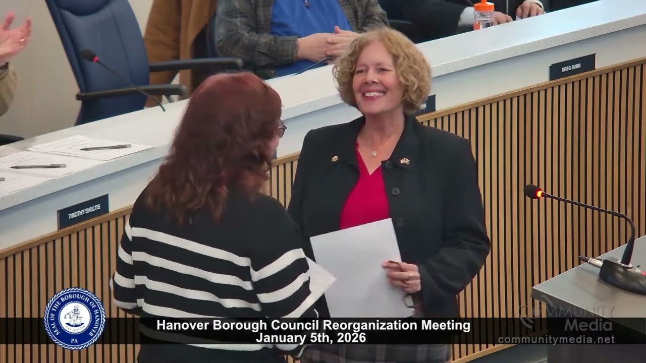Hanover Borough Council Reorganization Meeting - 01/05/2026