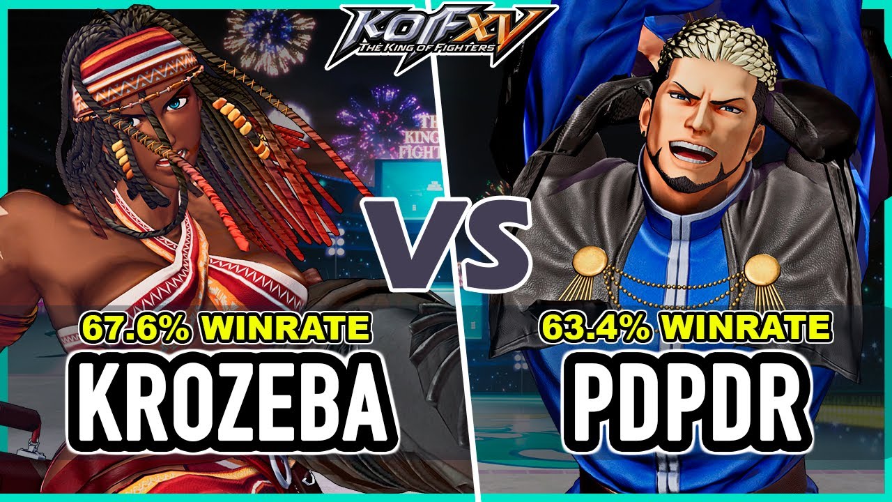 KOF XV 🔥 Krozeba (Darli/Haohmaru/Goenitz) vs PDPDR (Goenitz/Joe/Sylvie)