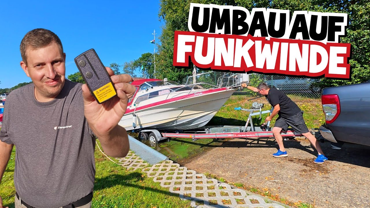 UMBAU auf E-Winde | Bootstrailer wird aufgerüstet | Skibsplast 600VS | Käpt'n Moto