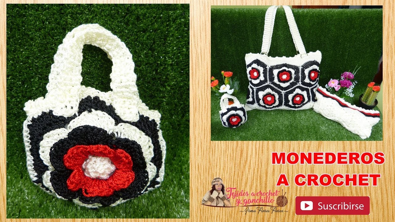 COMO TEJER MONEDERO CON HEXÁGONO A CROCHET/TEJIDOS CON HILOS CLAVE