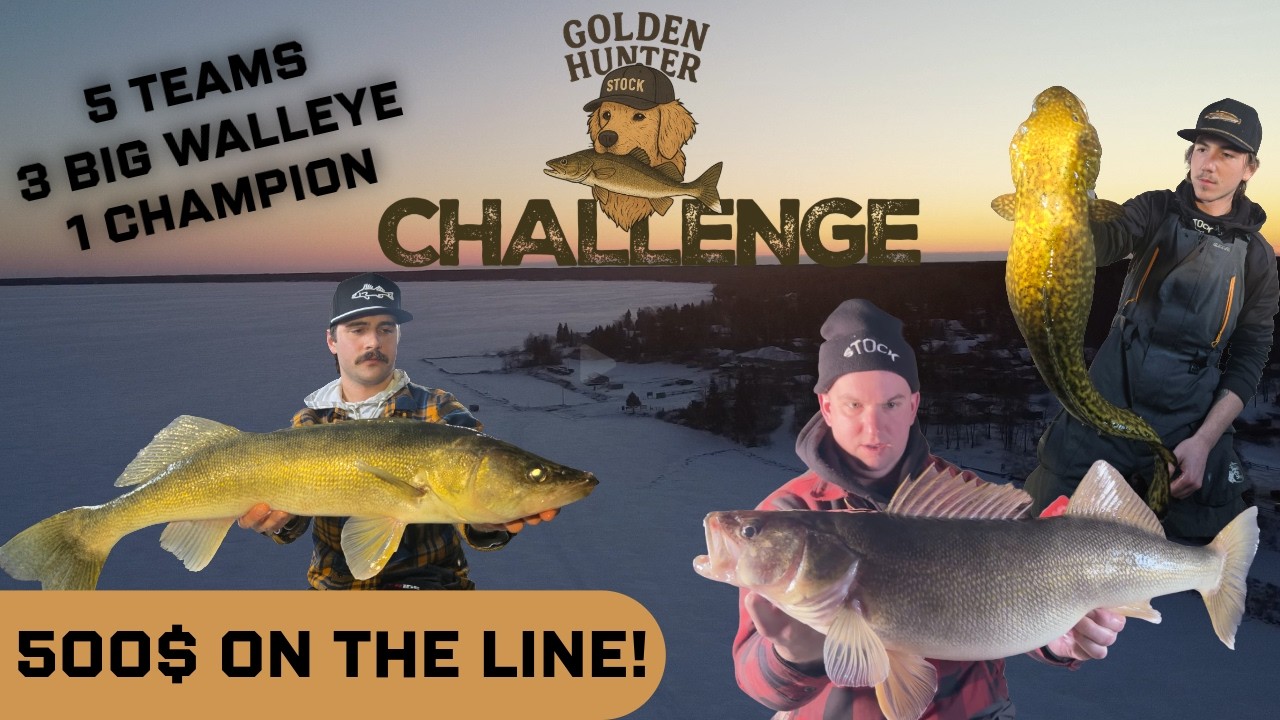 The Golden Hunter Challenge | FIVE Teams, THREE Longest Walleye, ONE Golden Hunter Champion
