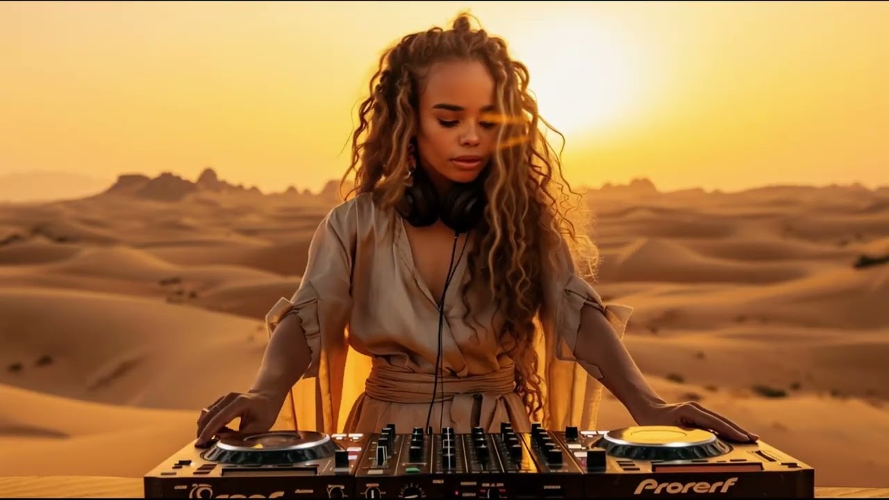 Desert Glow – Melodic Techno at Sunset