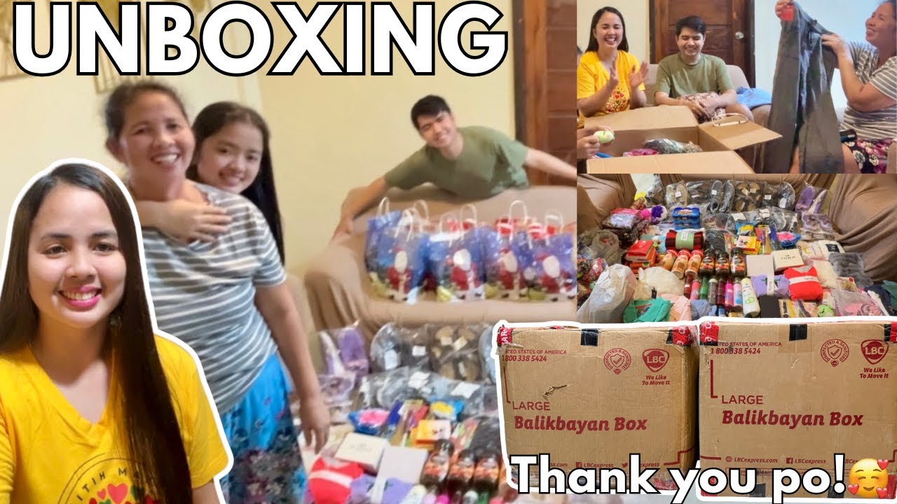 UNBOXING BALIKBAYAN BOX FROM SAN DIEGO CALIFORNIA | THANK YOU SO MUCH PO! 😇❤️