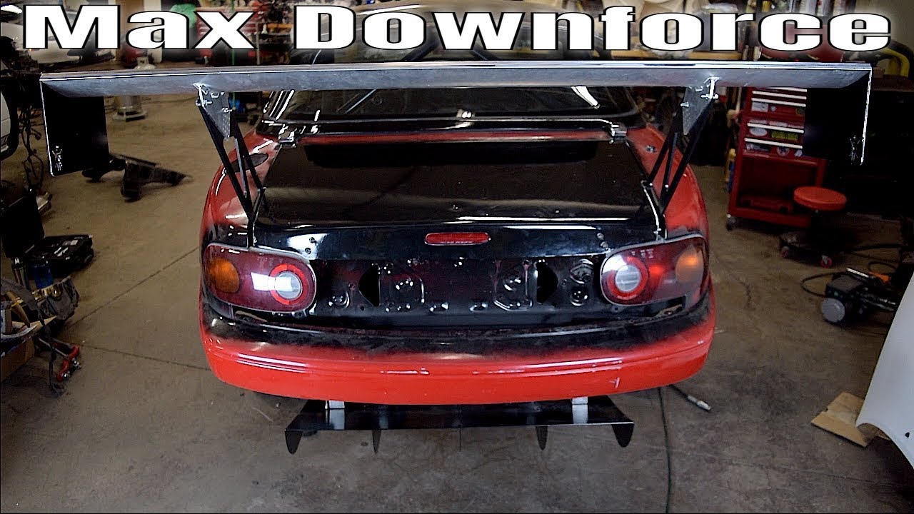BIG Aero Install on the Track Car | Race Car Wing