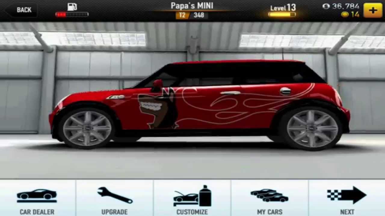 CSR Racing - Defeating Tier 1 Crew Leader Papa Biz and Winning his car (MINI Cooper S)