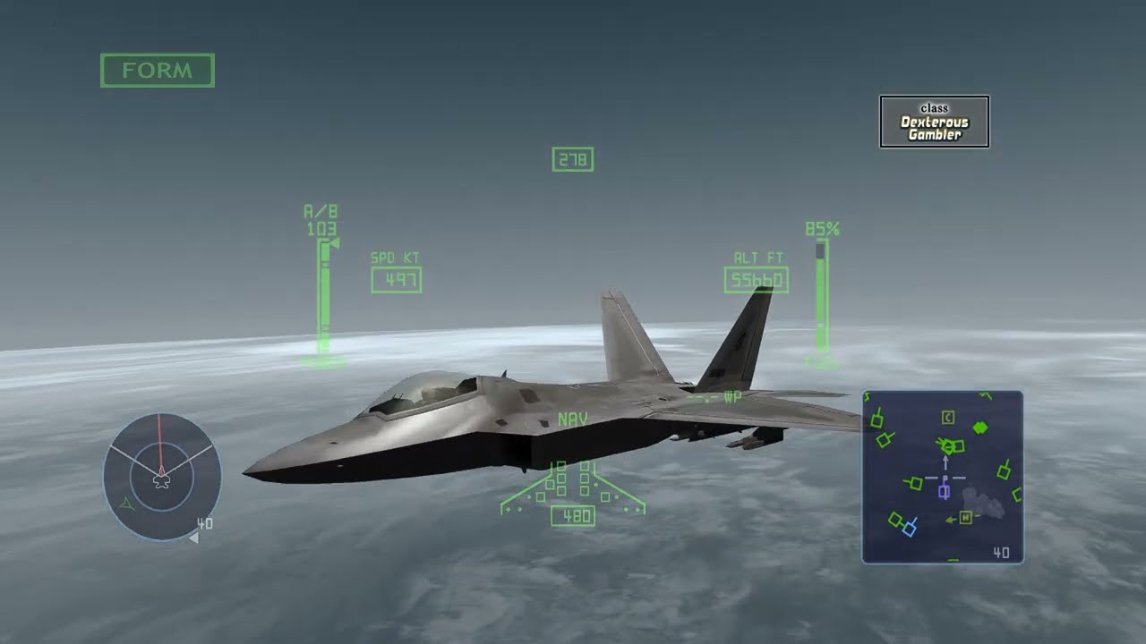 Over G Fighters • F-22 Arena Mode (Downing 2 Big Bosses in a single sortie)